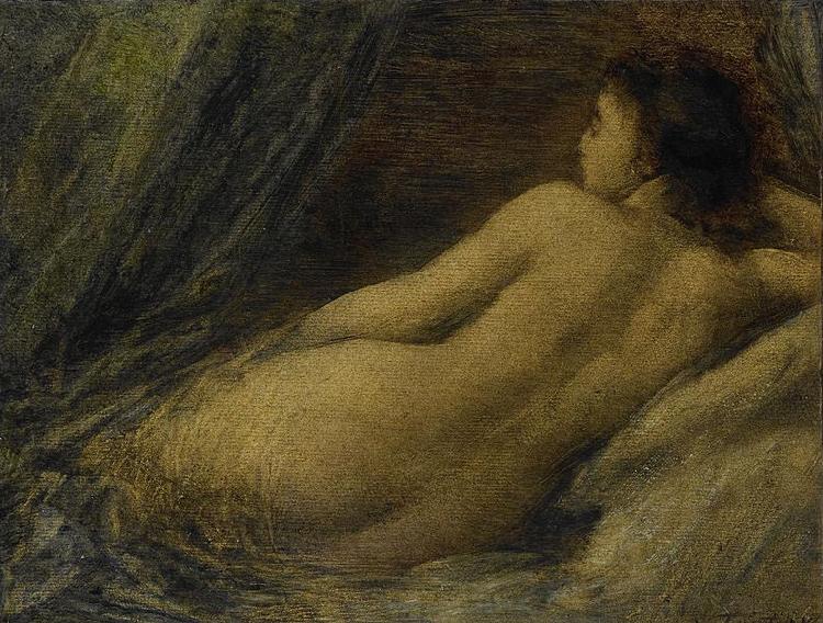 Henri Fantin-Latour Lying Naked Woman oil painting image